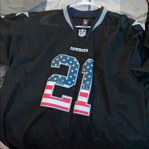 Ezekiel Elliott Black USA Football Jersey